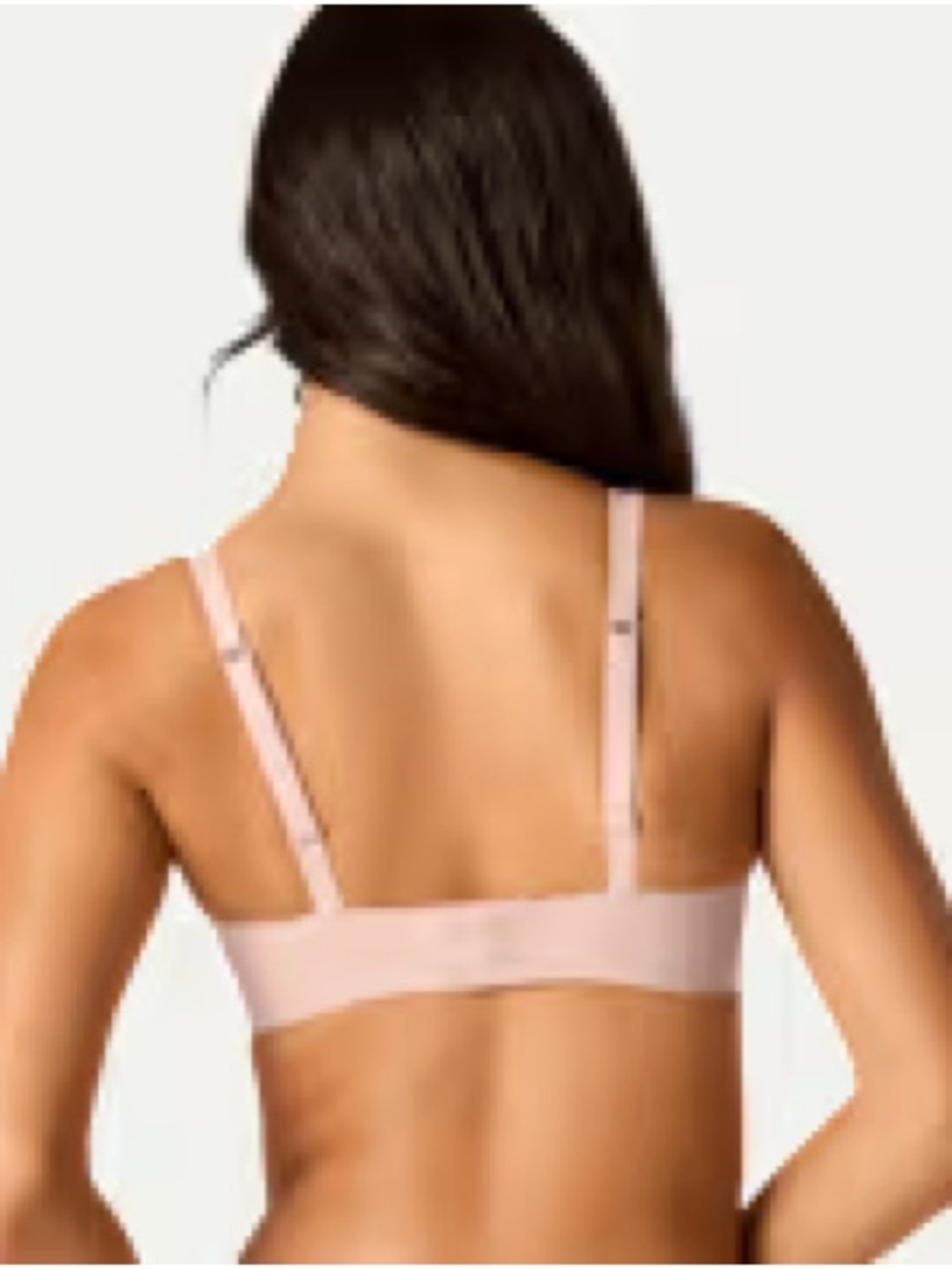 Bombas No Show Plunge Bralette Pink Sandstone Small - Picture 8 of 10